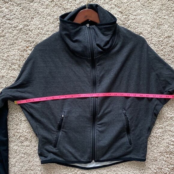 Nike Fearless & Bold Dri-FIT French Terry Jacket Women’s Size Small grey & black - Picture 9 of 11